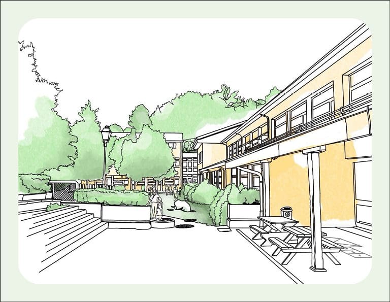 Illustration du Collège du Genevrey